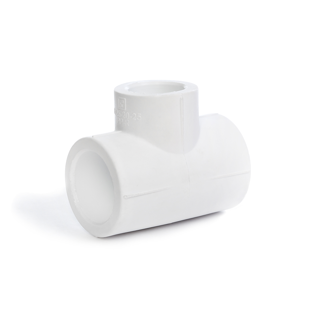 Тройник переходной Fusitek полипропиленовая Белый