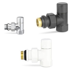 Запорный радиаторный клапан Varmega Design угловой